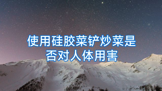 使用硅胶菜铲炒菜是否对人体用害