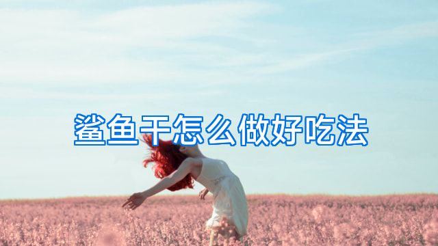 鲨鱼干怎么做好吃法