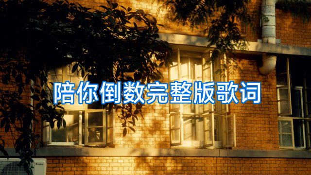 陪你倒数完整版歌词