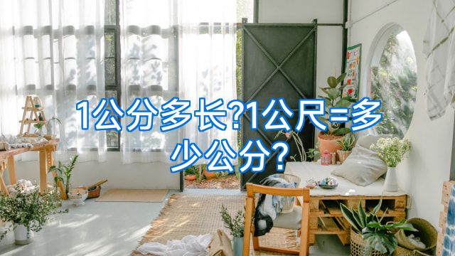 1公分多长?1公尺=多少公分?