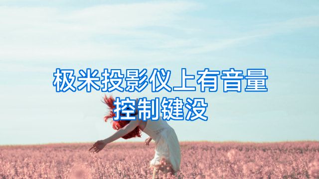 极米投影仪上有音量控制键没