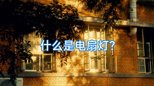 什么是电扇灯?