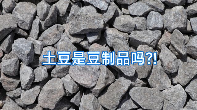土豆是豆制品吗?!