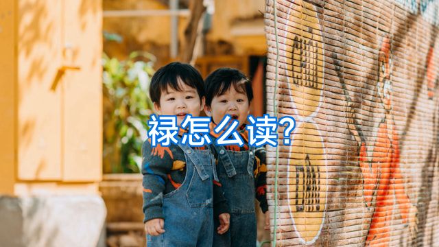 禄怎么读?
