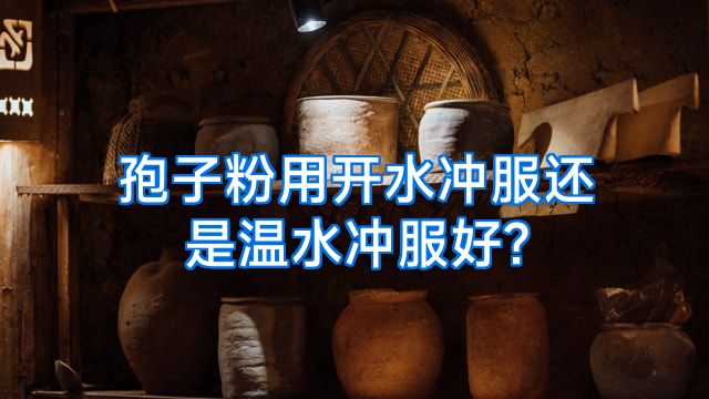 孢子粉用开水冲服还是温水冲服好?