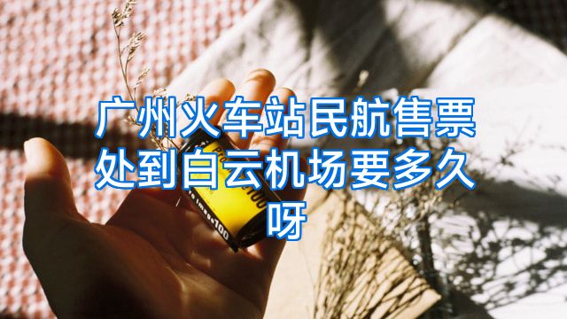 广州火车站民航售票处到白云机场要多久呀