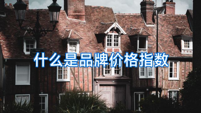 什么是品牌价格指数