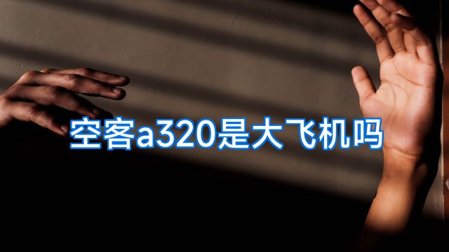 空客a320是大飞机吗