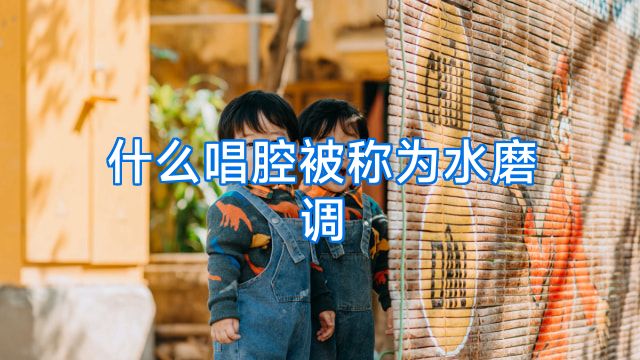 什么唱腔被称为水磨调