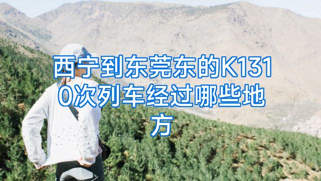 西宁到东莞东的K1310次列车经过哪些地方