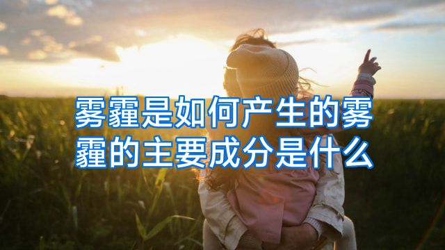 雾霾是如何产生的雾霾的主要成分是什么