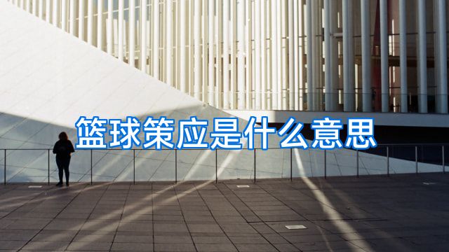 篮球策应是什么意思
