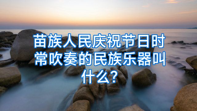 苗族人民庆祝节日时常吹奏的民族乐器叫什么?