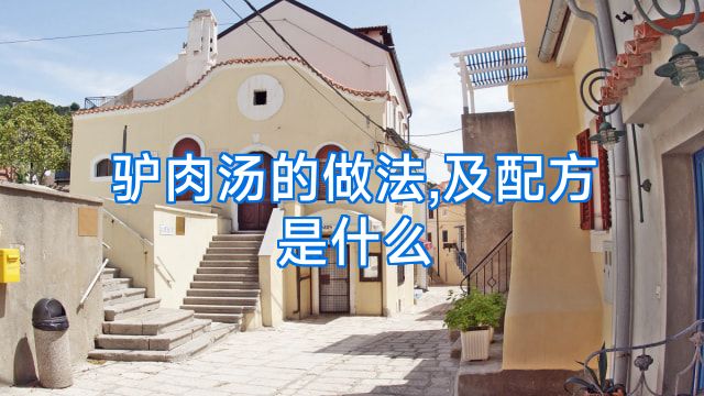 驴肉汤的做法,及配方是什么