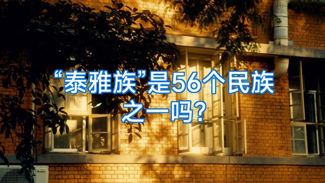 “泰雅族”是56个民族之一吗﹖