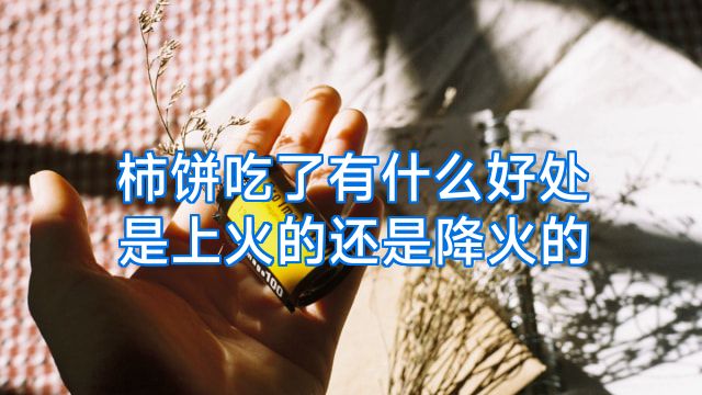 柿饼吃了有什么好处是上火的还是降火的