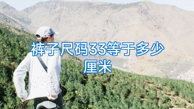 裤子尺码33等于多少厘米