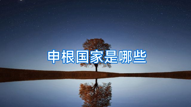 申根国家是哪些