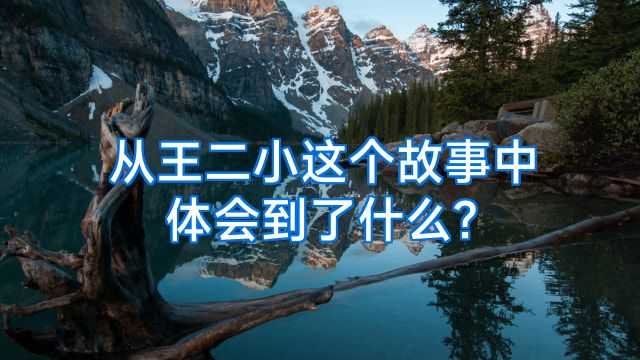 从王二小这个故事中体会到了什么?