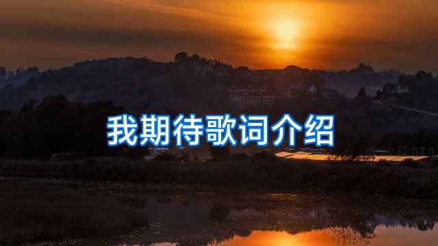 我期待歌词介绍