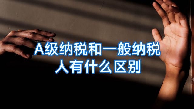 A级纳税和一般纳税人有什么区别