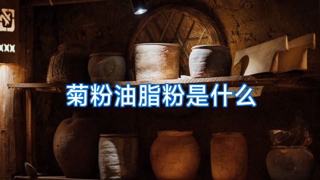 菊粉油脂粉是什么