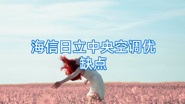 海信日立中央空调优缺点