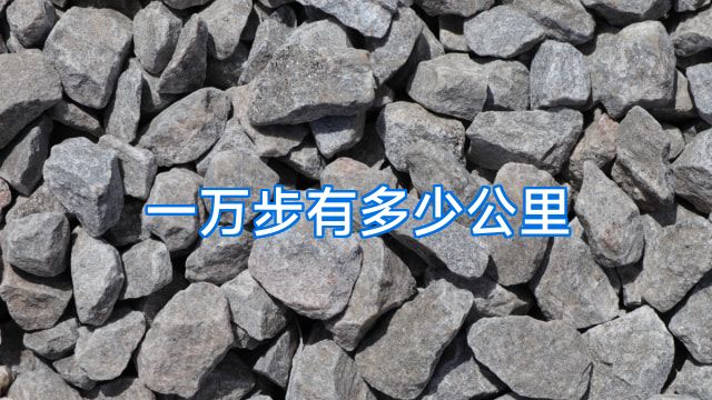 一万步有多少公里