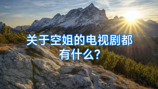 关于空姐的电视剧都有什么?