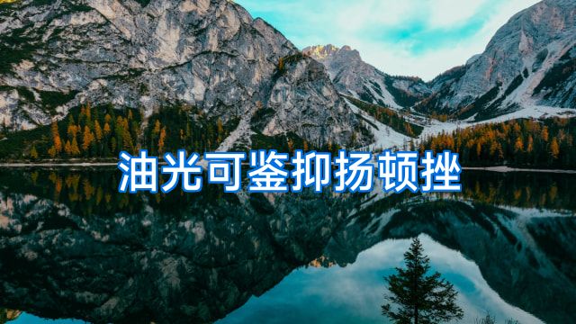 油光可鉴抑扬顿挫
