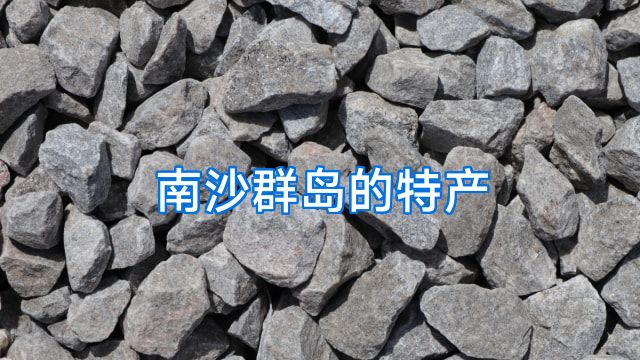 南沙群岛的特产