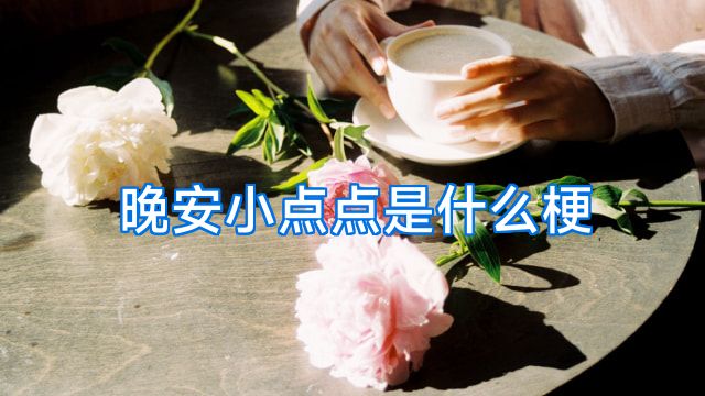 晚安小点点是什么梗
