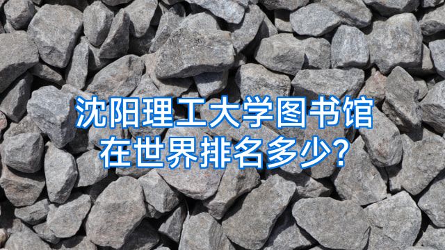 沈阳理工大学图书馆在世界排名多少?
