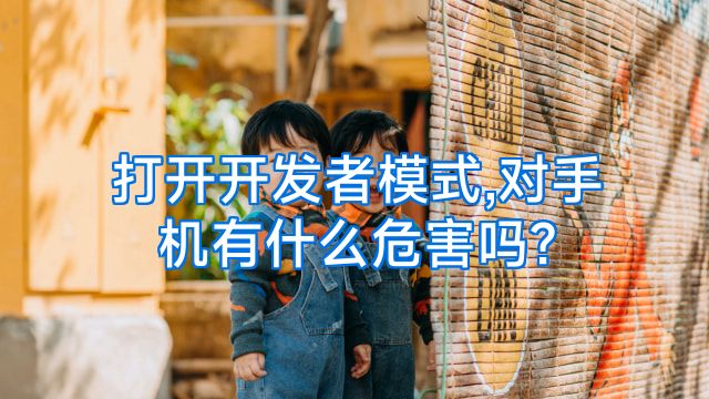 打开开发者模式,对手机有什么危害吗?