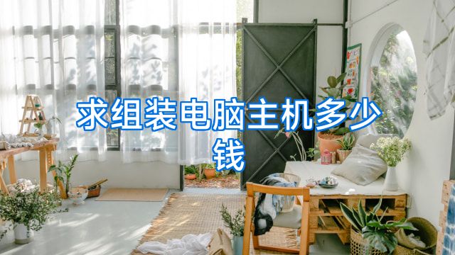 求组装电脑主机多少钱