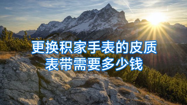 更换积家手表的皮质表带需要多少钱
