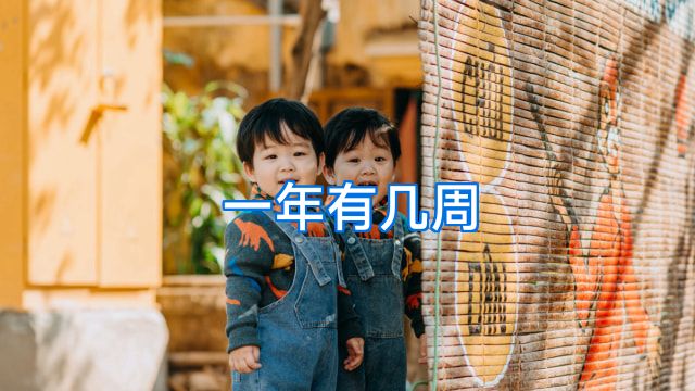 一年有几周