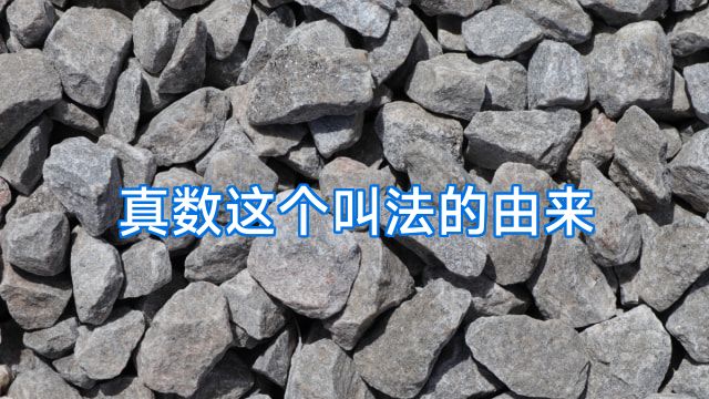 真数这个叫法的由来