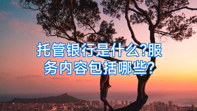 托管银行是什么?服务内容包括哪些?