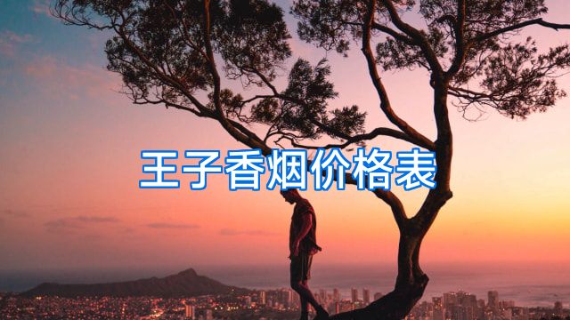 王子香烟价格表