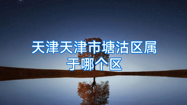 天津天津市塘沽区属于哪个区