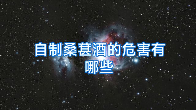 自制桑葚酒的危害有哪些