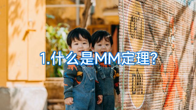1.什么是MM定理?