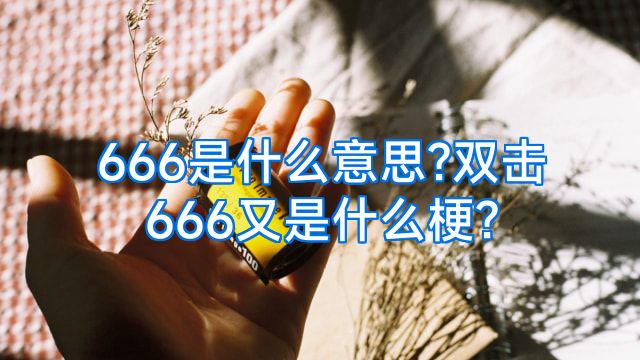 666是什么意思?双击666又是什么梗?