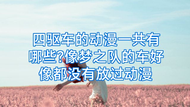四驱车的动漫一共有哪些?像梦之队的车好像都没有放过动漫