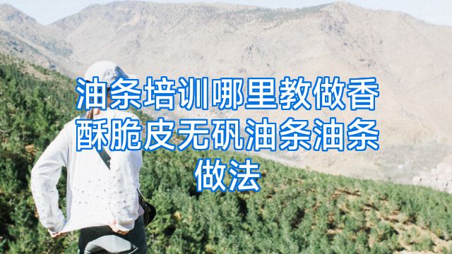 油条培训哪里教做香酥脆皮无矾油条油条做法