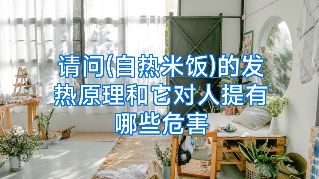 请问(自热米饭)的发热原理和它对人提有哪些危害