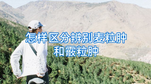 怎样区分辨别麦粒肿和霰粒肿