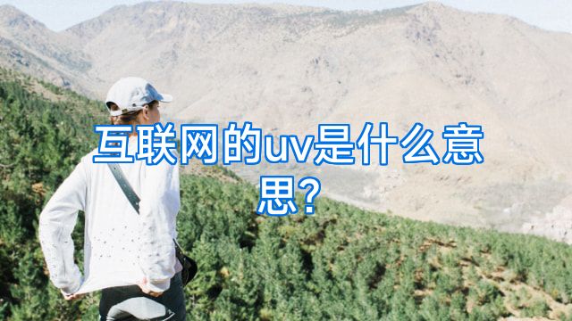 互联网的uv是什么意思?