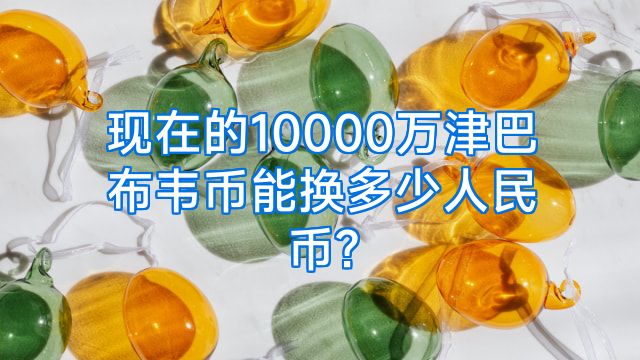 现在的10000万津巴布韦币能换多少人民币?